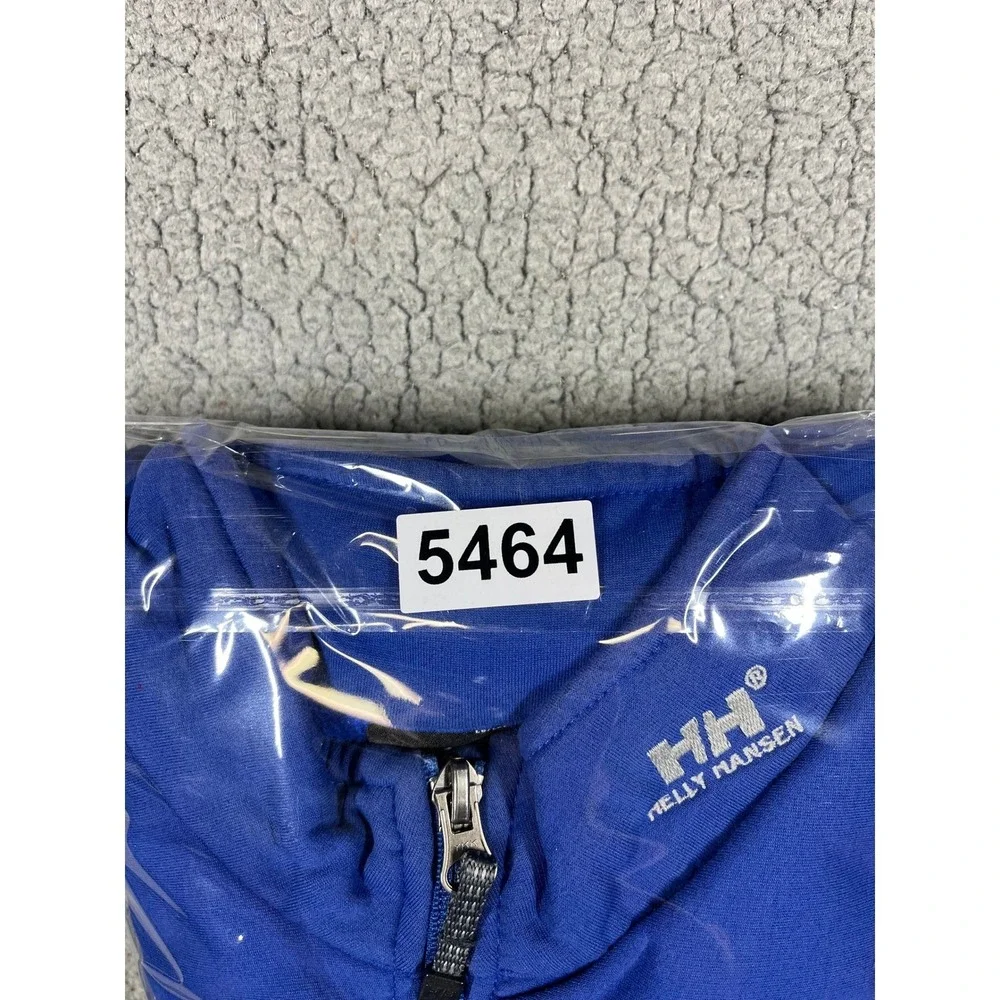 Helly Hansen Mens Blue Full Zip Softshell Fleece Lined Jacket Size Large L